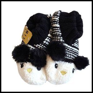 Mix on 6‎ Kids slippers One size Panda Pom Pom